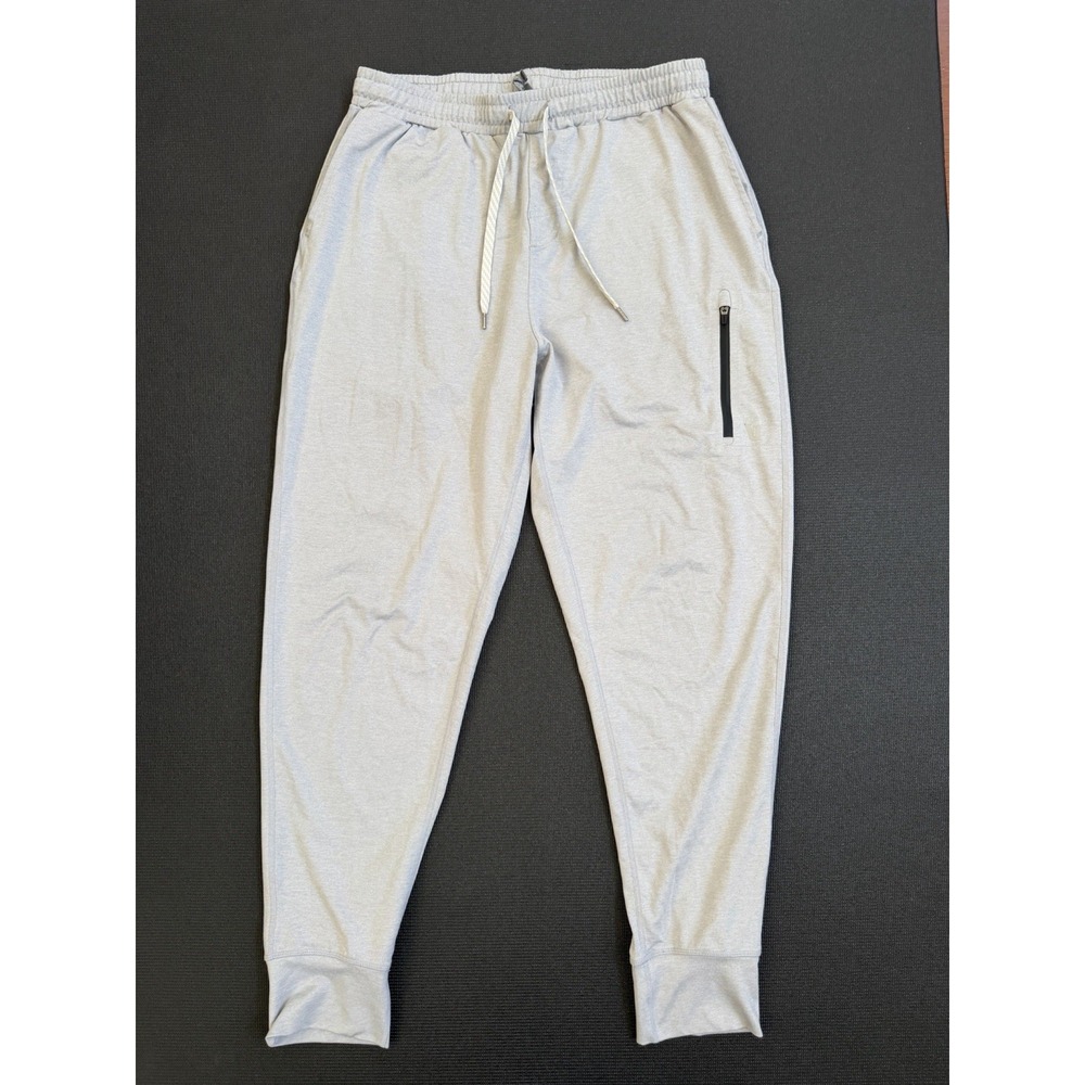Vuori Sunday Performance Joggers Mens L Light Grey Athletic Sweatpants V416
